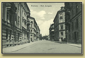 postkort kristiania Niels Juels gate