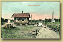 postkort jernbane Killingmo stasjon