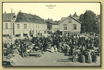 postkort fra Sandefjord