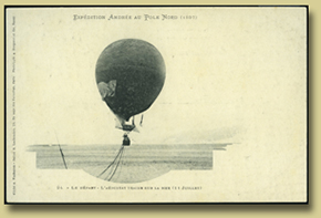 postkort andrées ballongekspedisjon