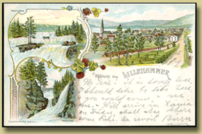 postkort hilsen fra Lillehammer