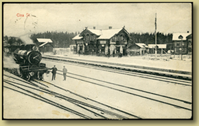 jernbanepostkort eina